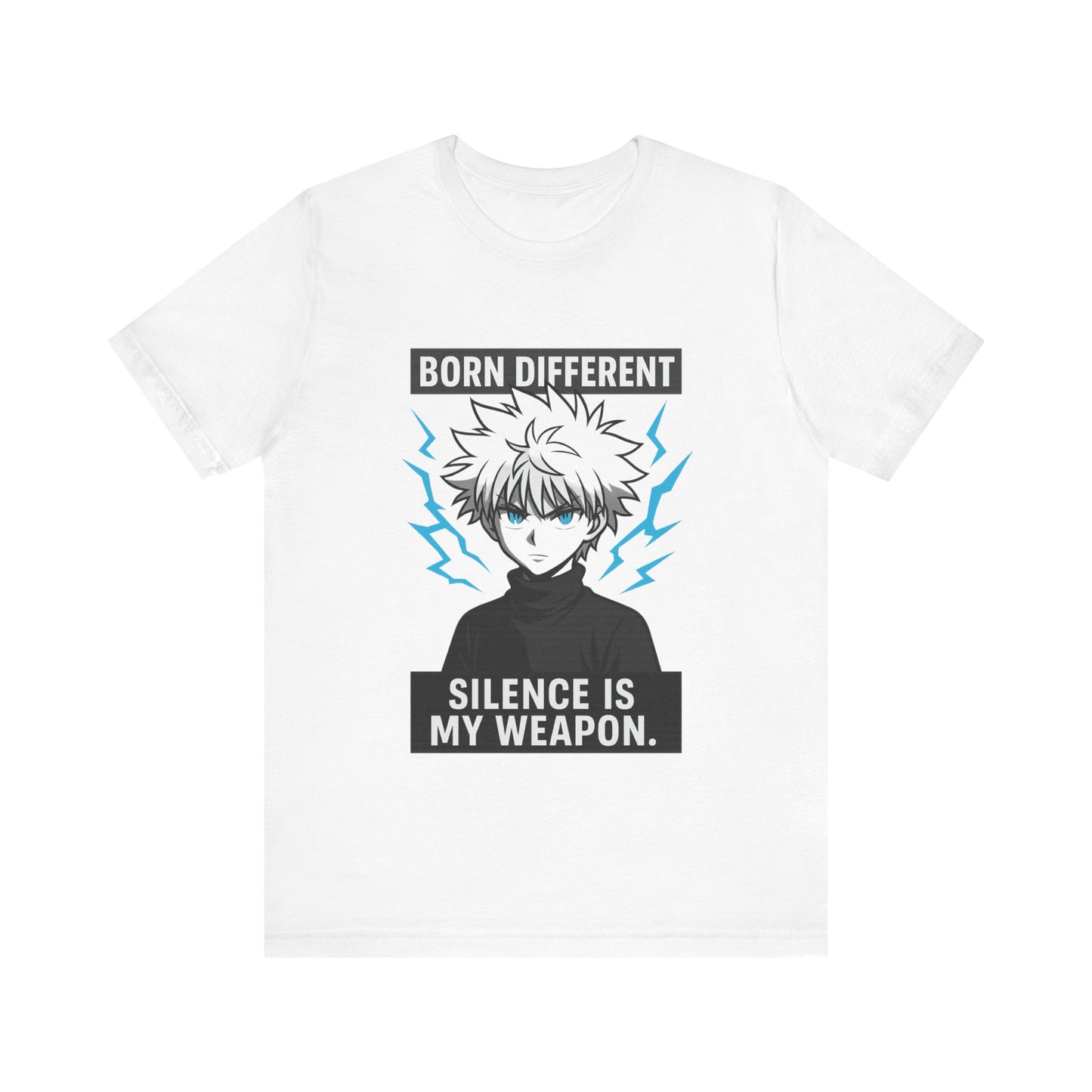 Born Different Graphic Tee, Unisex Jersey Tee, Anime Shirt, Gift for Friends, Unique Style Tee, Cool Casual Wear