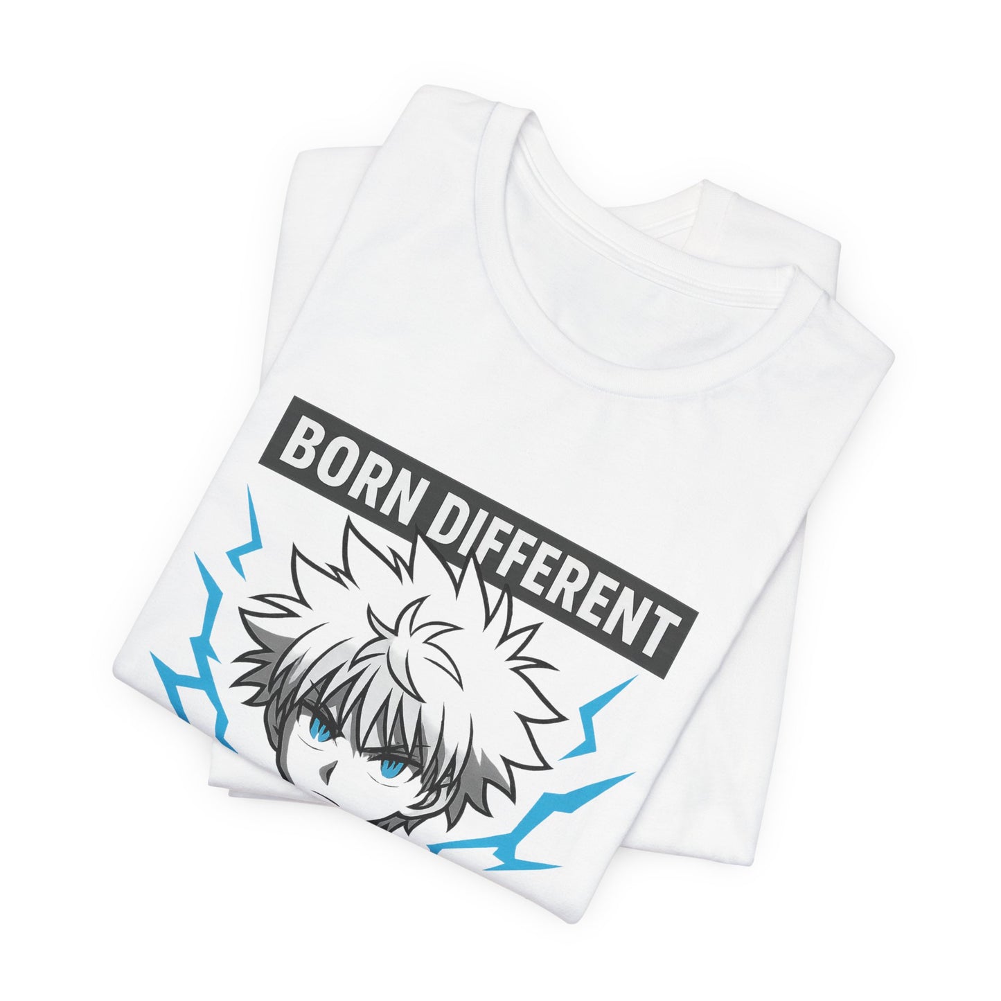 Born Different Graphic Tee, Unisex Jersey Tee, Anime Shirt, Gift for Friends, Unique Style Tee, Cool Casual Wear