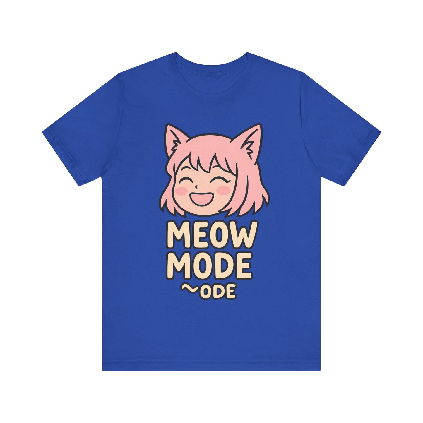 Cute Cat Girl Tee - Meow Mode Graphic T-Shirt, Anime Style Unisex Shirt, Perfect Gift for Cat Lovers, Fun Casual Wear, Ideal for Anime [...]