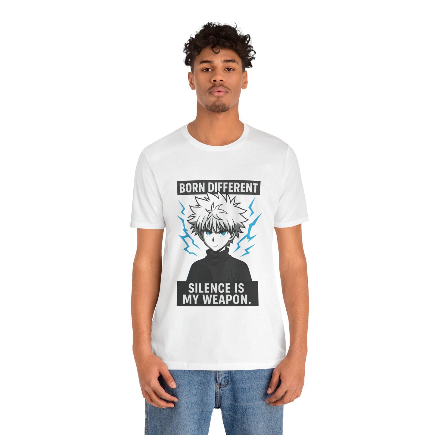 Born Different Graphic Tee, Unisex Jersey Tee, Anime Shirt, Gift for Friends, Unique Style Tee, Cool Casual Wear