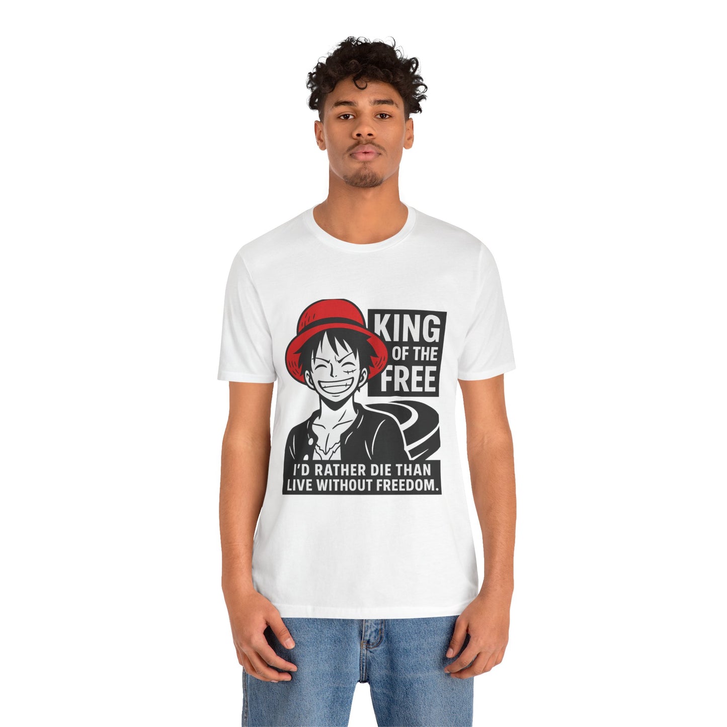 Freedom Inspired Unisex Tee - Perfect Gift for Fans, Casual Wear, Anime Style, Birthday, or Everyday Use