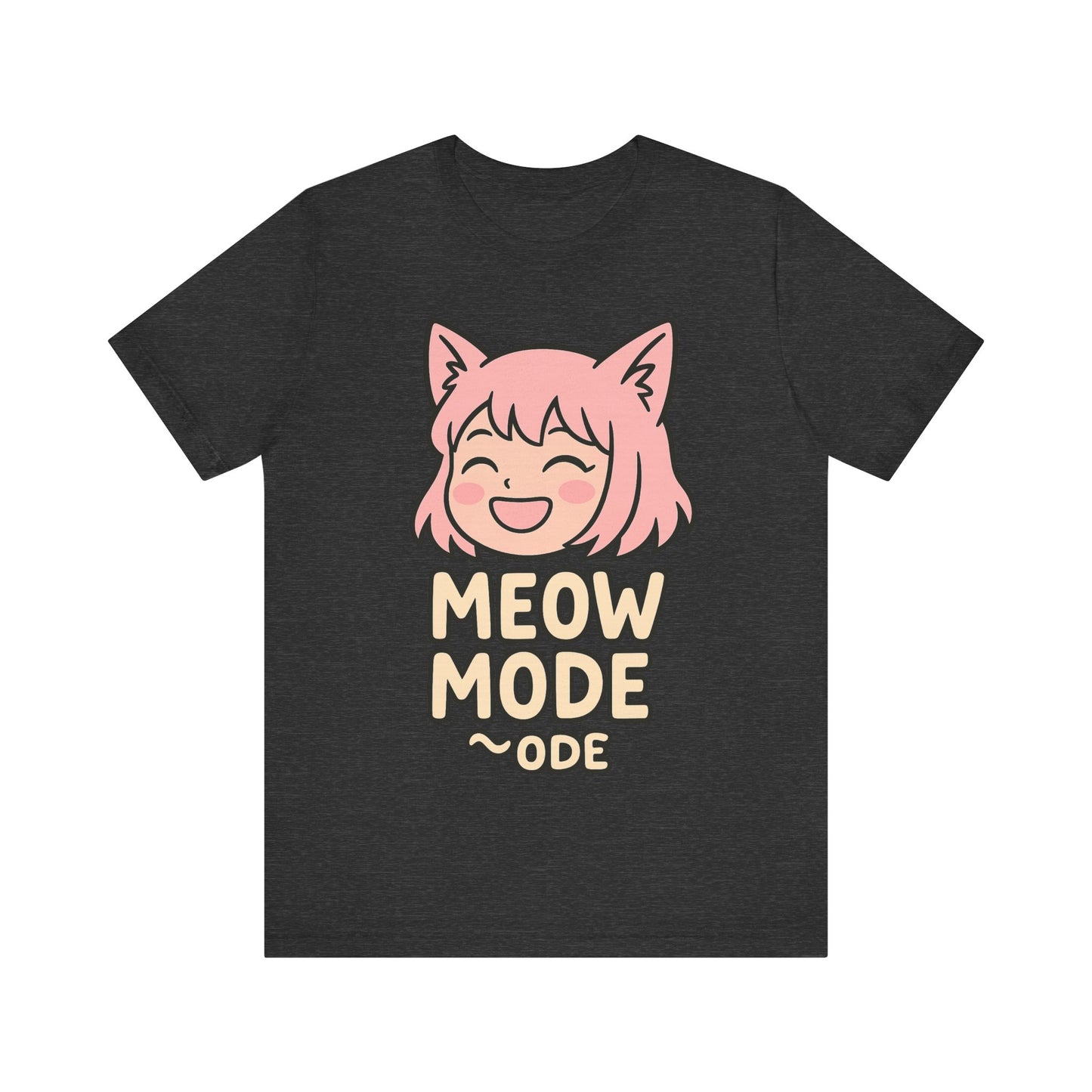 Cute Cat Girl Tee - Meow Mode Graphic T-Shirt, Anime Style Unisex Shirt, Perfect Gift for Cat Lovers, Fun Casual Wear, Ideal for Anime [...]